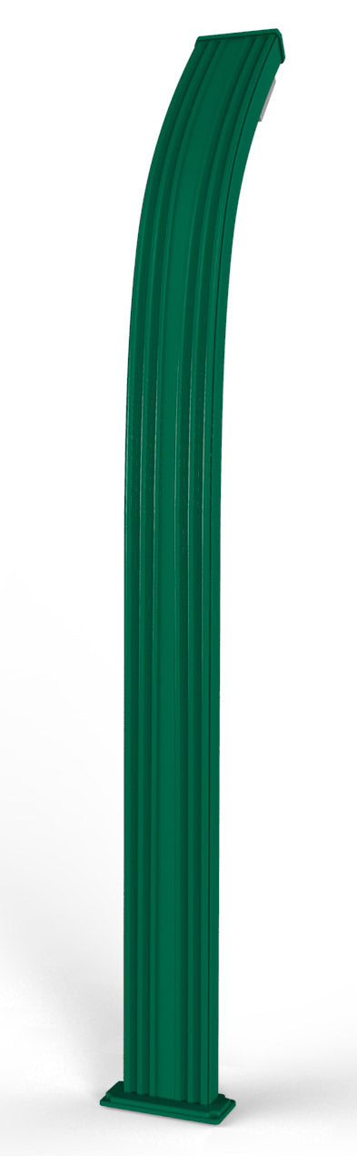 sconto Doccia Solare da Esterno Giardino 30L Miscelatore e Lavapiedi Arkema Spring Verde