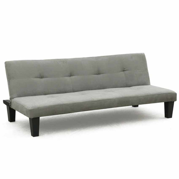 online Schlafsofa 175 x 80 x 70 cm in grauer Mikrofaser