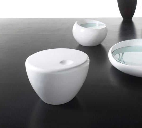 acquista Tavolino 60x60xH30 cm in PVC Bowl Bianco