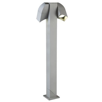 sconto Pole Pole Lamp für Garten 2 verstellbare Lichter Farbe Aluminium für Outdoor Eur Sovil Line