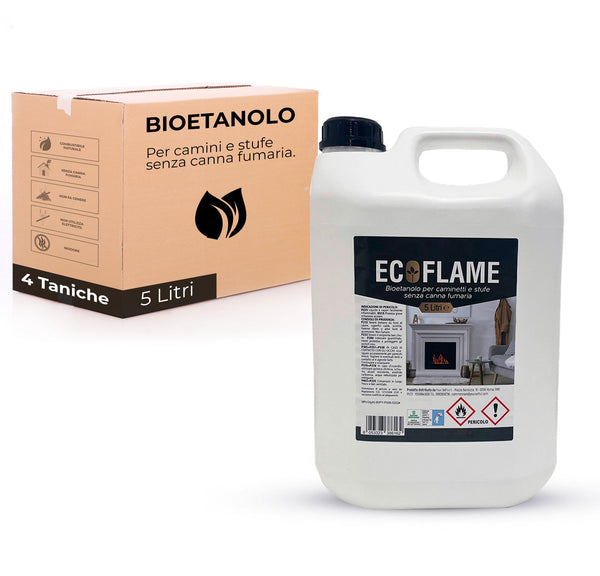 sconto Bioetanolo 20 Litri Combustibile Ecologico per Camini Caminetti Biocamini