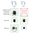 Copertura per Stazioni di Carica Auto Elettriche 40x40x25 cm in Alluminio Wallbox Cover S Antracite