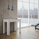 Consolle Allungabile in Legno H76,5x47x90/197cm 3 Allunghe Itamoby Magix Larice Sbiancato Classica