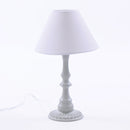 Lampada da Tavolo Ø20xH33 cm in Metallo Grigio