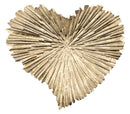 Svuota Tasche Cuore 29x5x25 cm in Ferro Oro