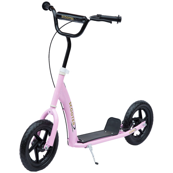 Monopattino per Bambini 5-12 Anni 120x52x80-88 cm Supporta fino a 50 kg Telaio in Acciaio Rosa sconto