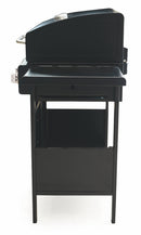 Barbecue a Gas 4 Bruciatori con Ripiani Lateriali Soriani Gastone Nero