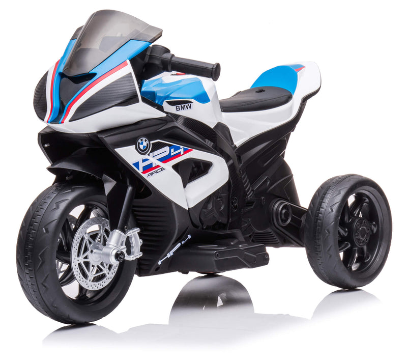 Moto Elettrica per Bambini 12V con Licenza BMW HP4 Sport 3R Bianca