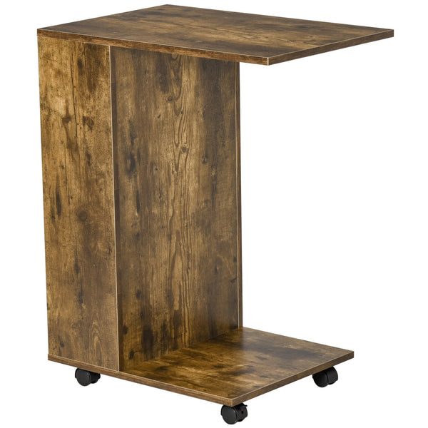sconto Couchtisch 60 x 40 x 70 cm aus brauner Spanplatte