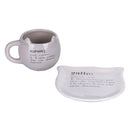 Set piattino e tazza  in Ceramica VdE Tivoli 1996 Cats