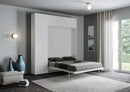 Letto 1 Piazza e Mezzo a Scomparsa Salvaspazio Kentaro H250 cm Bianco