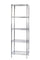 Regal aus verchromtem Stahl 5 Regale P45xH200 cm Tosini Serie 5X45