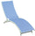 Vorghini Onda Azzurro Gartenliege aus Aluminium