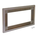 Cornice per Incasso di Forno a Microonde in Mobile da Cucina 60 cm in Plastica Emuca Nichel satinato