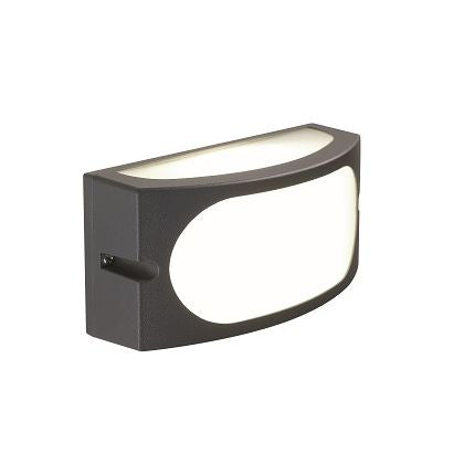 E27 Außenwandleuchte aus grauem Sovil-Aluminium prezzo