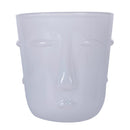 Set 6 Bicchieri Acqua Vis à Vis in Vetro VdE Tivoli 1996 Bianco