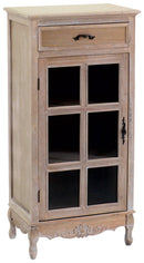 Mobile Vetrina in Legno 1 Anta 1 Cassetto Cracovia