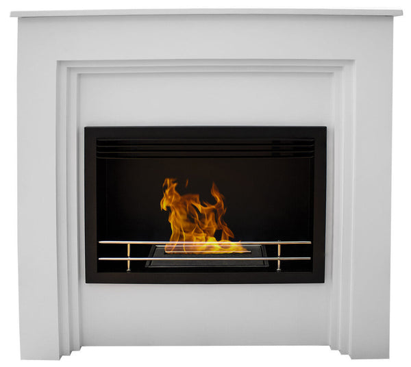 Bioethanol-Bodenkamin 96x95 cm Karlsen Conegliano Weiß acquista