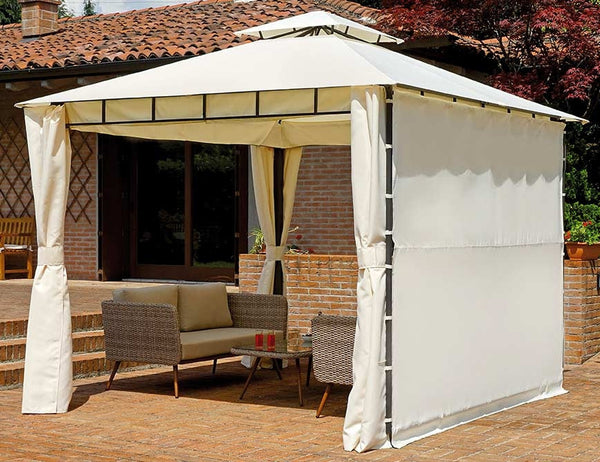 Iron Gartenpavillon 3X3m Vorghini Iron Ecru acquista