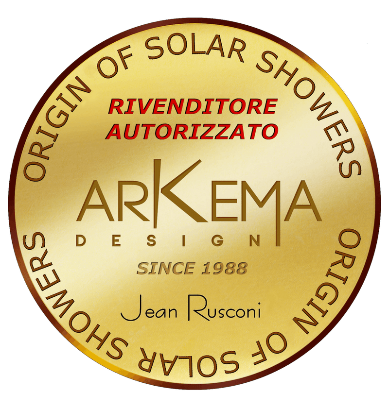 Doccia Solare da Esterno Giardino 30L Miscelatore Arkema Spring Plus Vari Colori