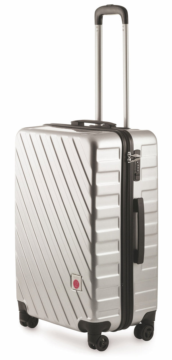 online Trolley Handgepäck Starr Polycarbonat 4 Rollen TSA Soriani Silber