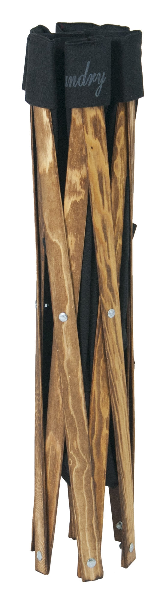 Portabiancheria in Legno di Pino 40x40x70 cm Fumer Maya Noce