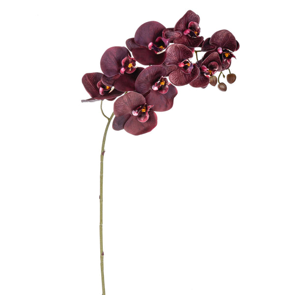 sconto Set 3 Künstliche Phalaenopsis Real Touch Künstliche mit 9 Blumen Höhe 91 cm