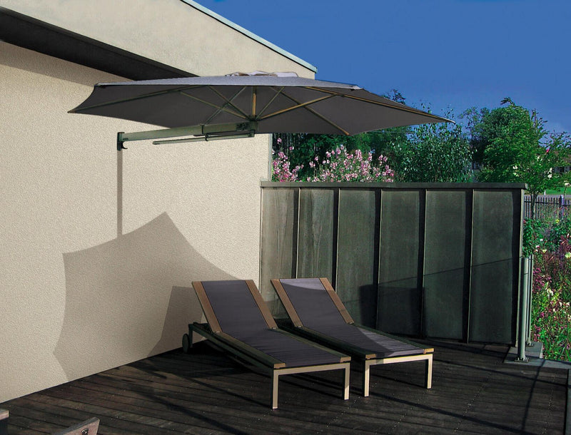 Ombrellone da Giardino a Parete Ø2,70m Maffei Parrot P3 Antracite