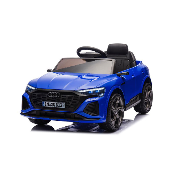 Macchina Elettrica per Bambini 12V Licenza Ufficiale Audi SQ8 E-Tron con Telecomando e Sedile Pelle Blu prezzo