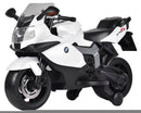 Moto Elettrica per Bambini 12V con Licenza BMW K1300S Bianca