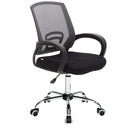 Sedia Poltrona Direzionale da Ufficio con Schienale Traspirante Nero
