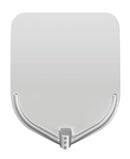 Pala per Pizza 37x46,7+160 cm In Alluminio Rossa  