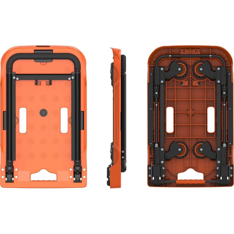 Carrello Piattaforma per Trasporto Portata 90kg Pieghevole con Manico Regolabile Black & Decker