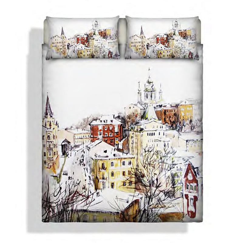 Copripiumino con stampa sul Sacco e Federe Matrimoniale