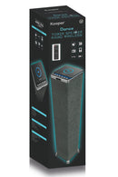 Altoparlante Speaker a Torretta 120W Wireless con Radio in Tessuto Kooper Techno Grigio