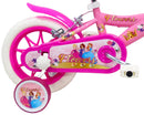 Bicicletta per Bambina 12"" 2 Freni Flowers Rosa