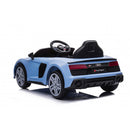 Macchina Elettrica per Bambini 12V Licenza Ufficiale Audi R8 New Spyder con Telecomando e Sedile in pelle Blu