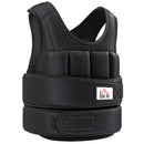Giubbotto Zavorrato 10kg Unisex 38 Pesi Singoli Imbottitura Chiusure con Velcro Nero      