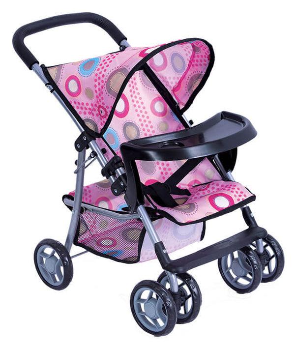 Miller Trendy Pink Kinderwagen mit Tablett prezzo