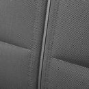 Set Salotto da Giardino Divano 2 Poltrone e Tavolino in Alluminio Antracite