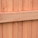 Casetta Box da Giardino in Legno Naturale 89x50 cm 