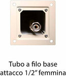 Fontana da Giardino 9x15x85 cm con Rubinetto Verde Acido