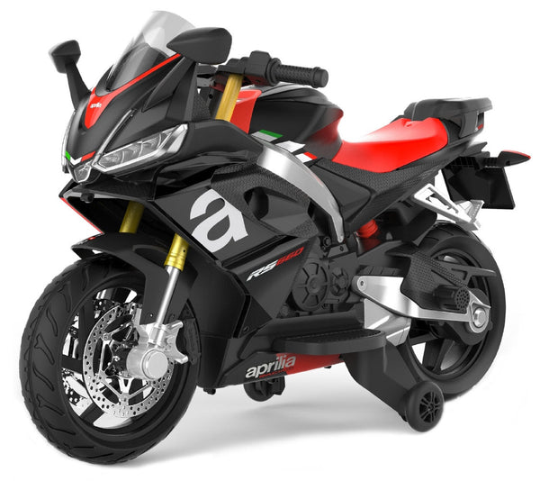 Elektromotorrad für Kinder 12V Aprilia RS666 Schwarz acquista