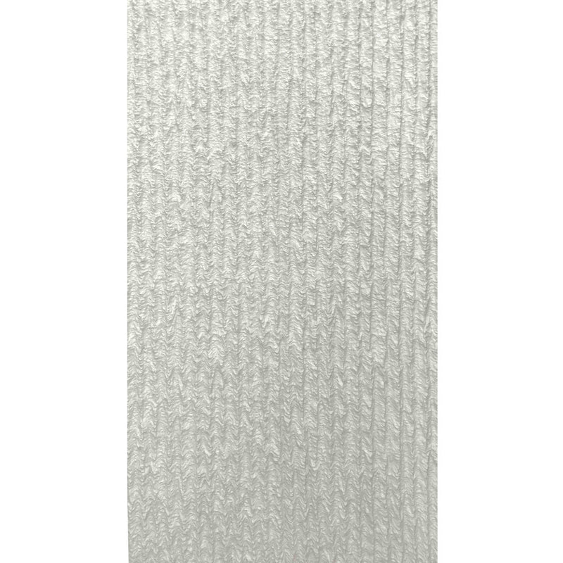 Set 12 Pannelli Decorativi Area 8,6 mq 120x60x2,5 cm Rivestimento Murale Effetto Pietra Graffiata 3D in PU Bianco Alabastro