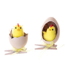 Set 72 Uova Pulcino con Clip 8 cm 