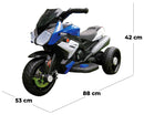Moto Elettrica per Bambini 6V Kidfun Blu
