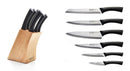 Set di 6 Coltelli Ceppo Rettangolare in legno Eme Love Me
