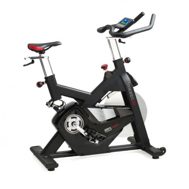 Spin Bike Elettromagnetica Volano 24Kg 150Kg Max 32 Livelli Leva di Sicurezza Toorx Chrono Line SRX-300 HRC App Ready