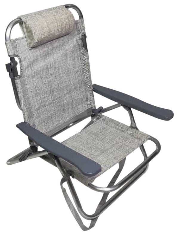 Garten-Spiaggina 62 x 63 x 78 cm in Melange-Grau-Aluminium sconto