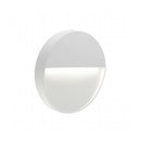 Faretto Segnapassi a Semi Incasso da Esterno a LED Piccolo Sovil Geo Round Bianco